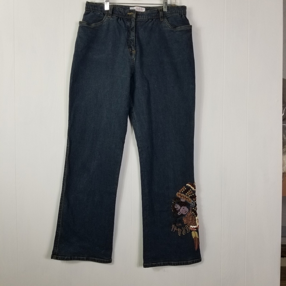 Jane Seymour jeans  size 12MS in EUC - Picture 1 of 7